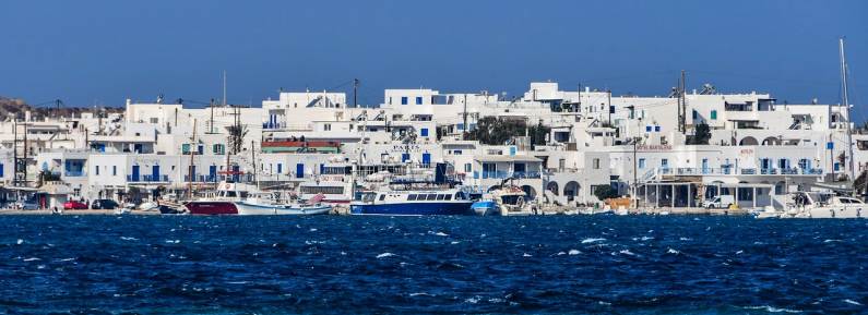 Antiparos from the water