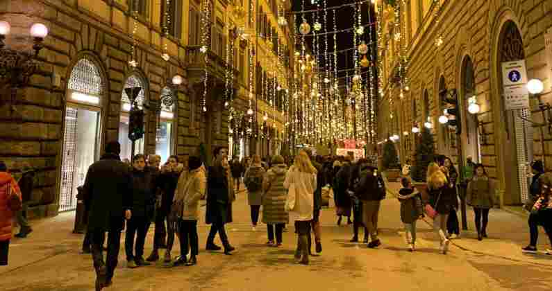 Christmas in Florence, Tuscany, Italy