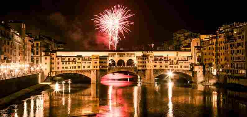 New Year's Eve in Florence, Tuscany, Italy