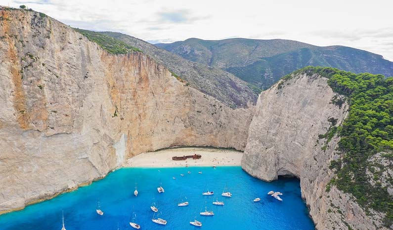 Navagio Beach or Shipwreck Beach