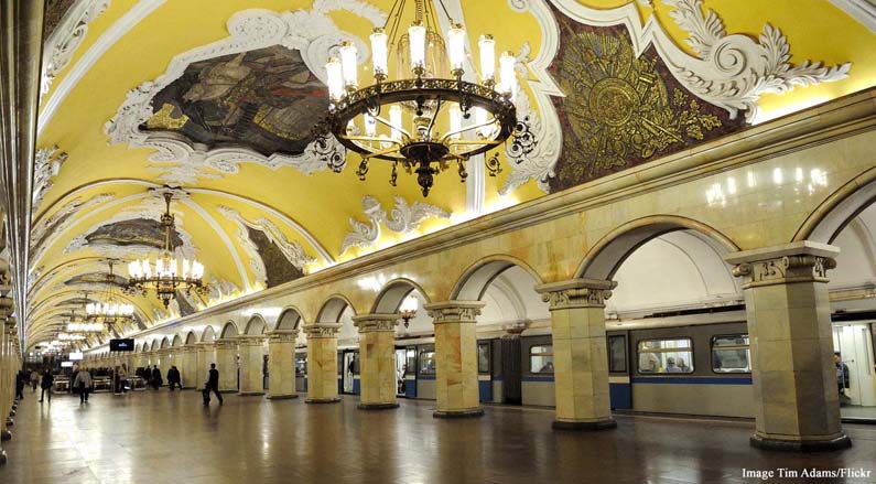 Komsomolskaya Station, Moscow, Russia