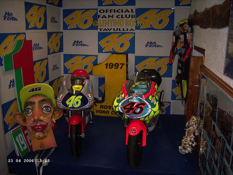 Tavullia, Valentino Rossi fan shop.
