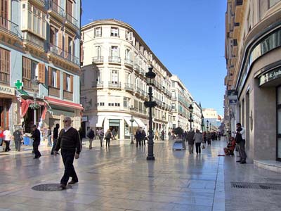 Calle Larios, Malaga, Spain